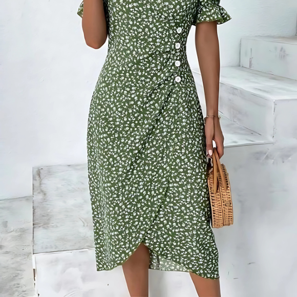 Giselle™ - Floral V-Neck Dress