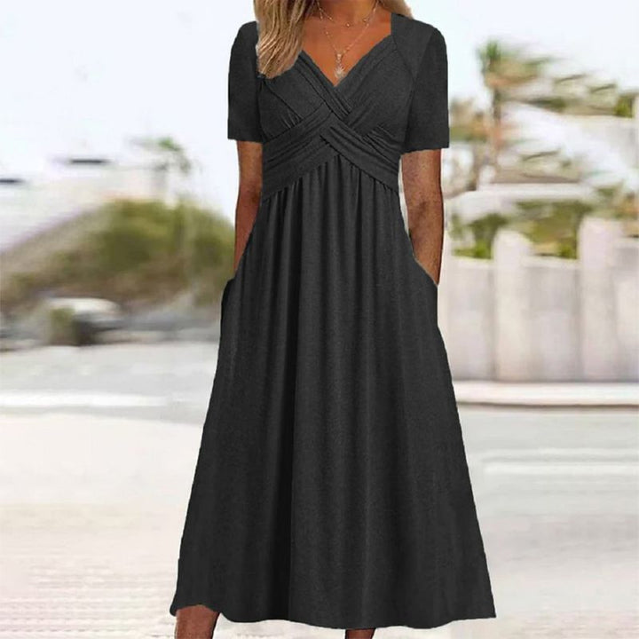 CELESTE™ - V-NECK DRESS