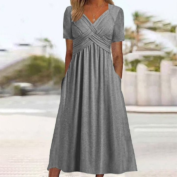 CELESTE™ - V-NECK DRESS