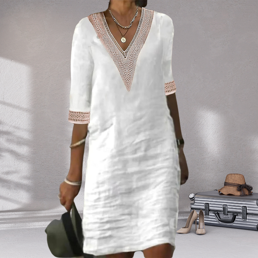 Mila - cotton linen dress