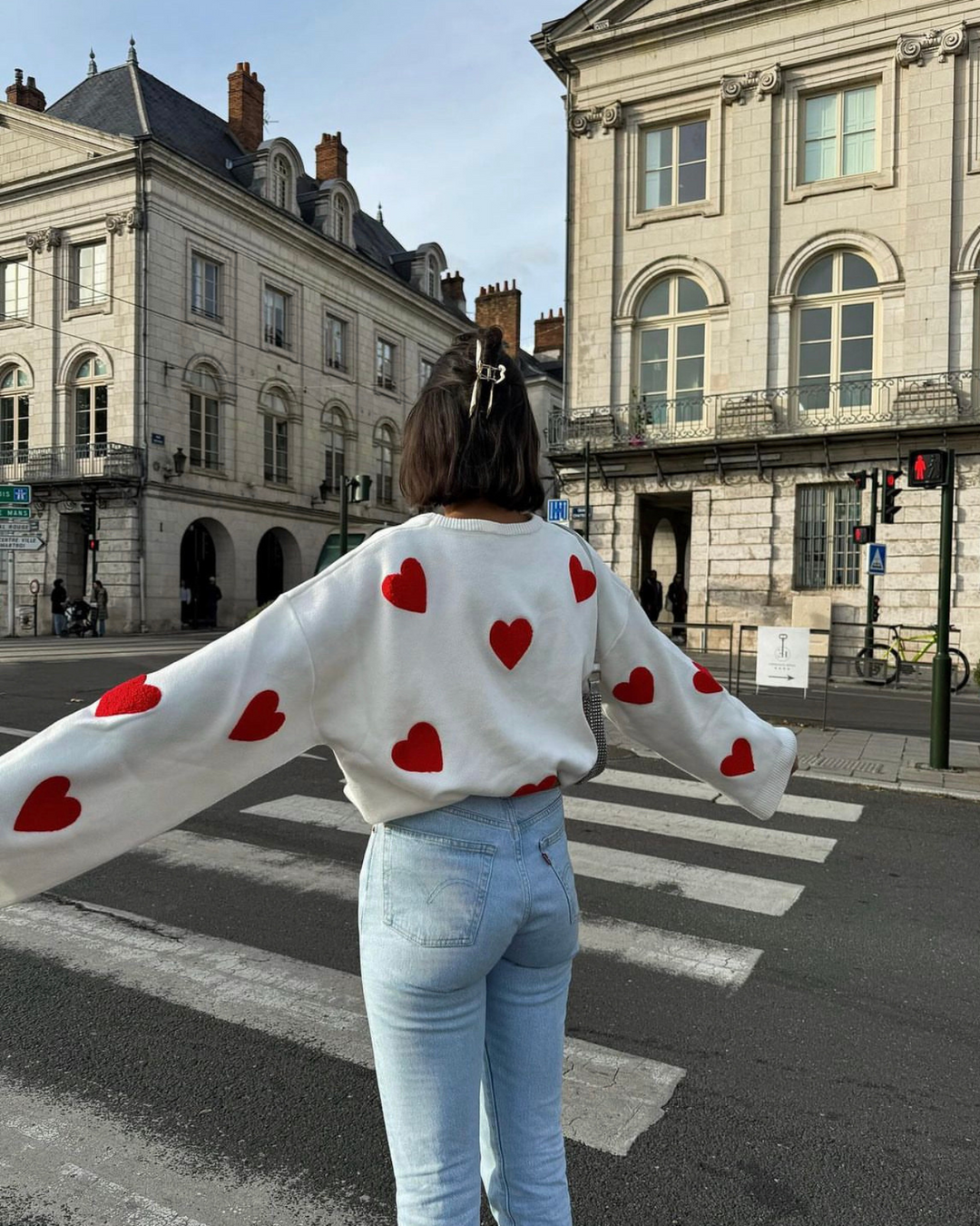 'All Hearts' Oversized Sweater