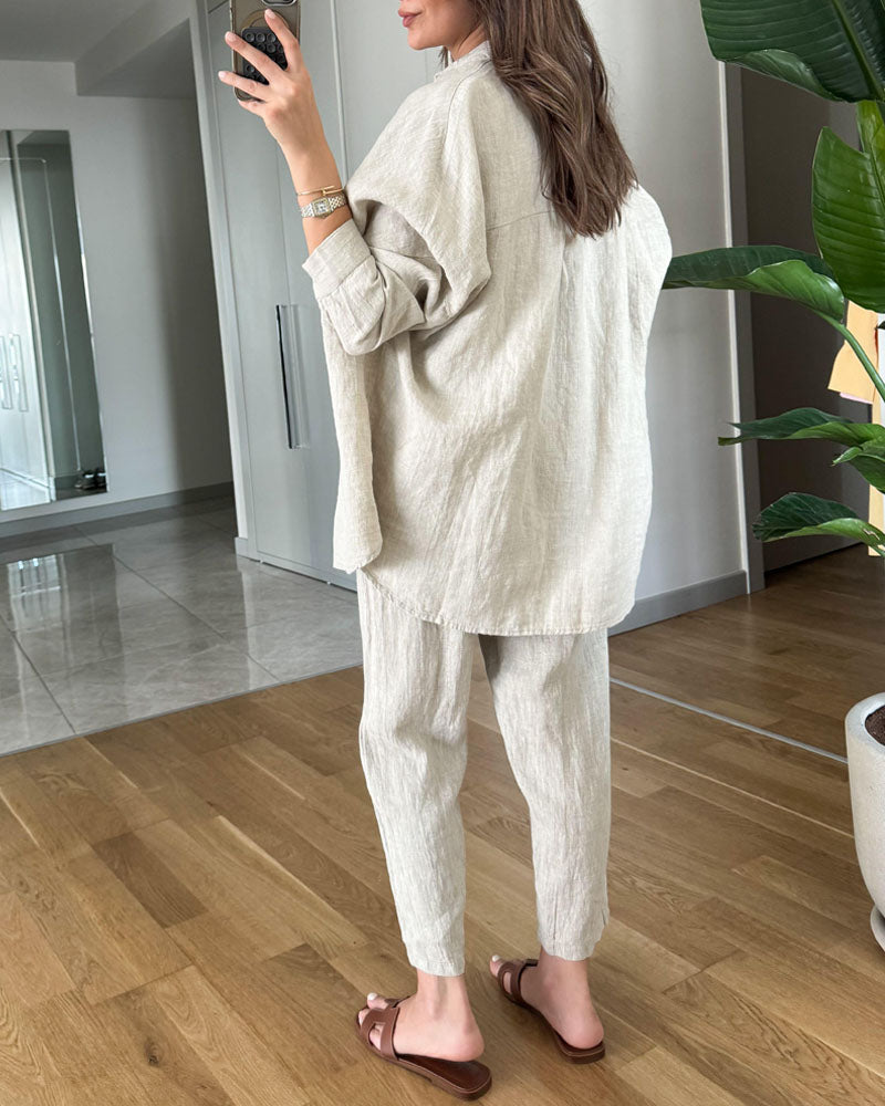 Lisa | Casual Linen Set