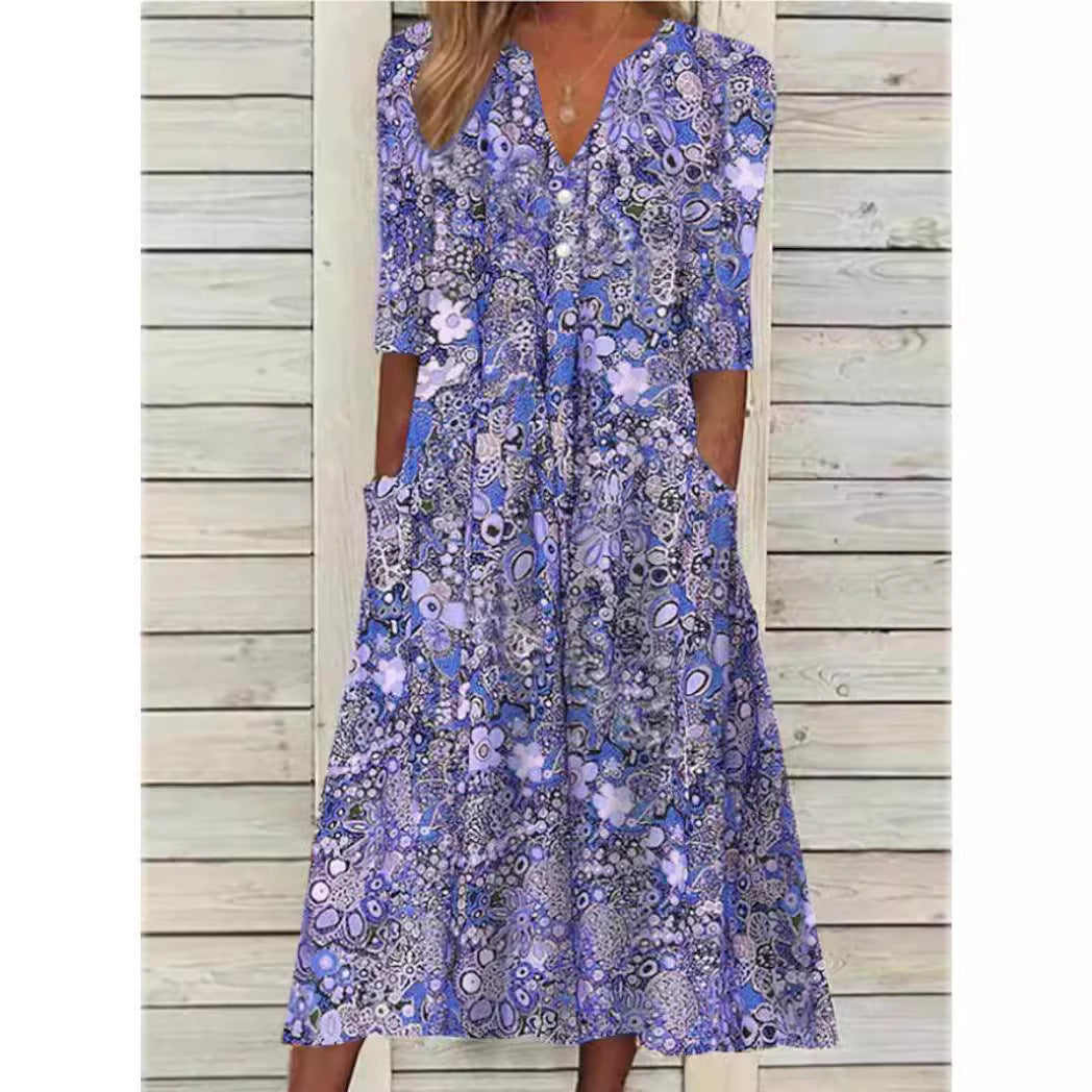 CELESTE™ -  Floral Dress