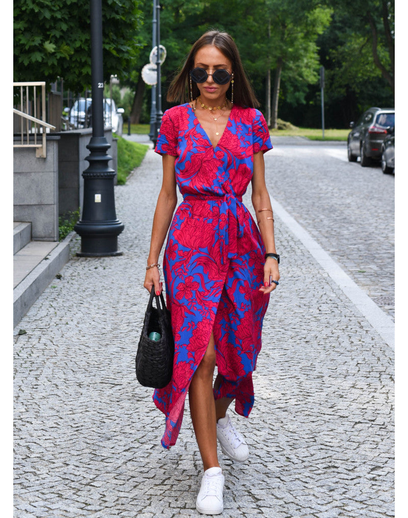 LOLA Elegant Print Dress by Celeste Melbourne