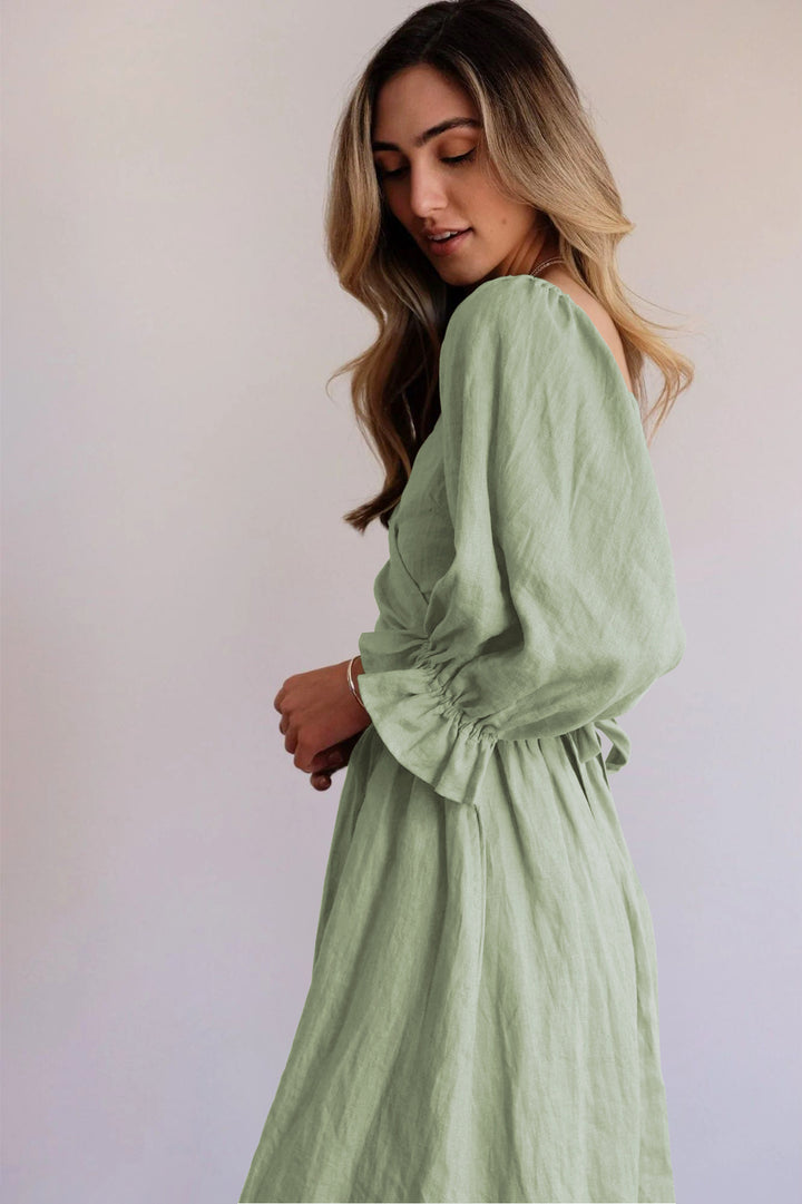 Olive Haven Wrap Dress