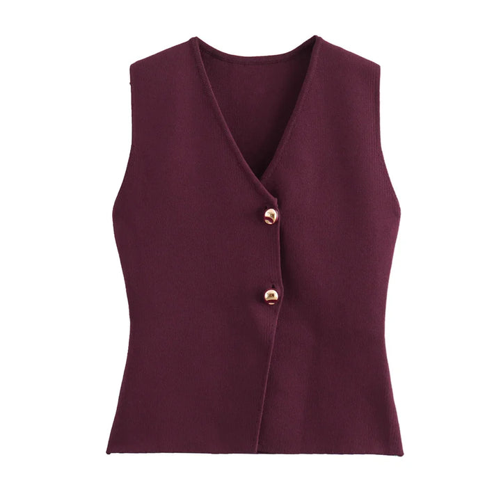 Wilma Tricot Knit Waistcoat