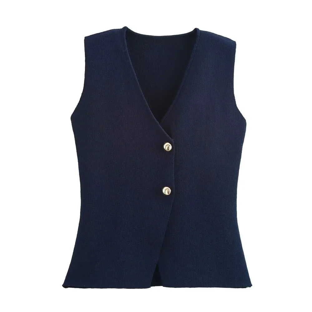 Wilma Tricot Knit Waistcoat