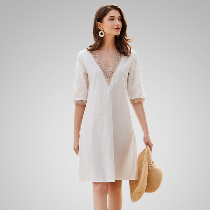 Mila - cotton linen dress