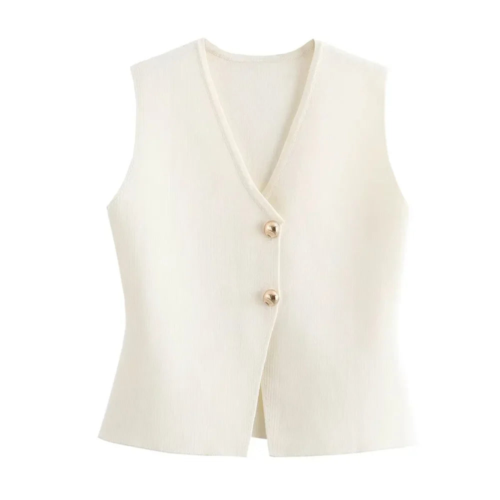 Wilma Tricot Knit Waistcoat