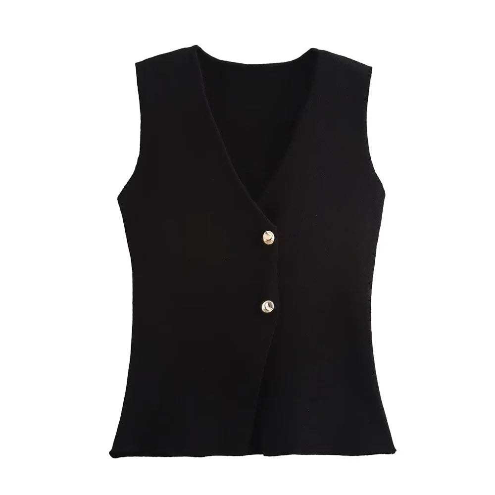 Wilma Tricot Knit Waistcoat