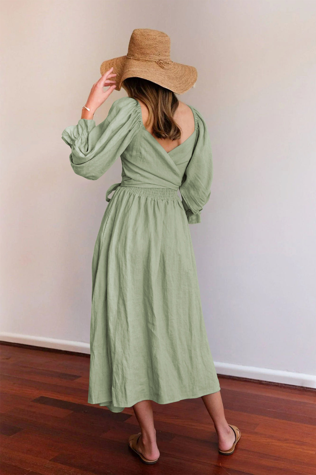 Olive Haven Wrap Dress