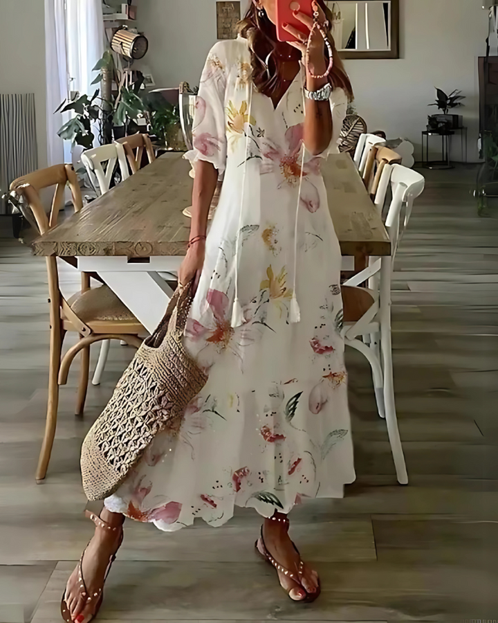 Dianna - Boho Tummy Coverage Dress