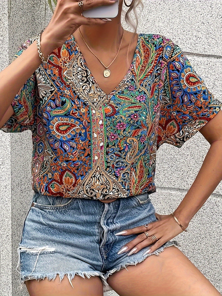 Vivienne V-Neck Blouse