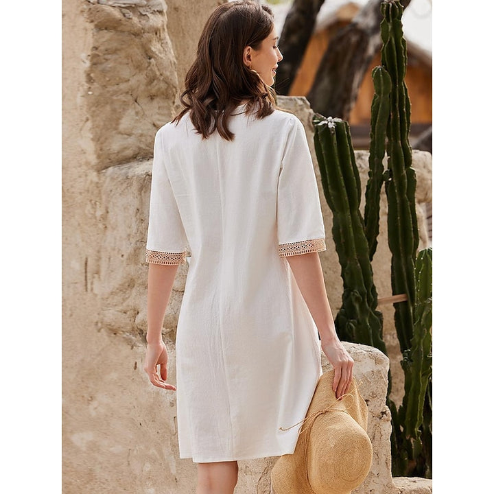 Mila - cotton linen dress