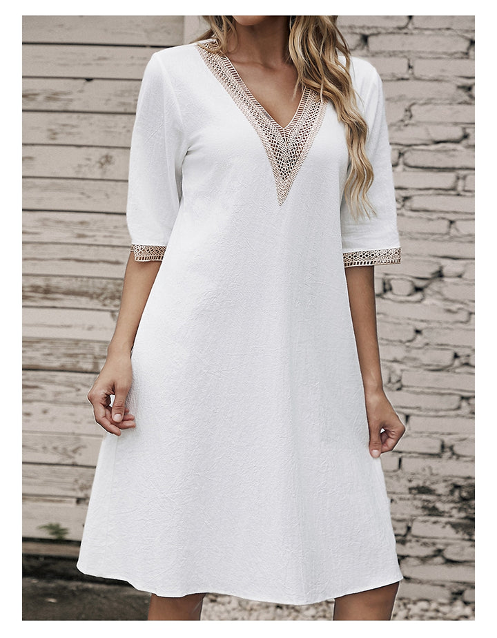 Mila - cotton linen dress