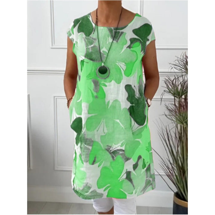 Tamara™ COMFORTABLE DRESS WITH BUTTERFLY PRINT